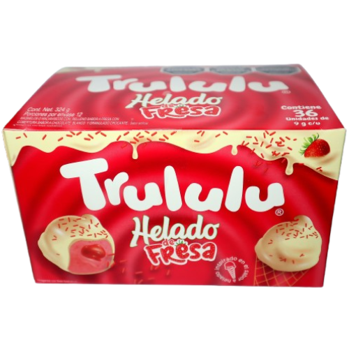 Trululu Helado de fresa